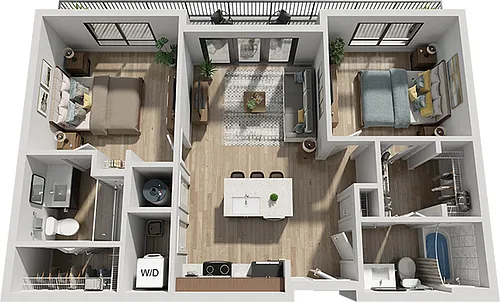 Floor plan B1