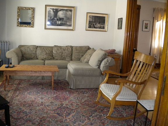 Living from foyer (entry)