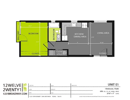 Floor plan E1