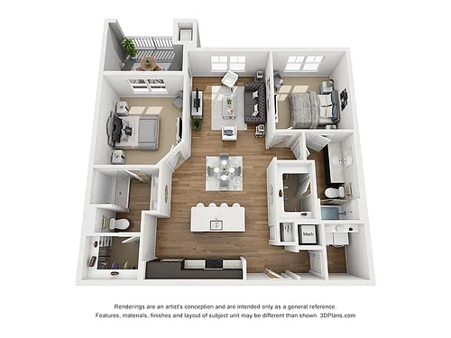 Floor plan B3