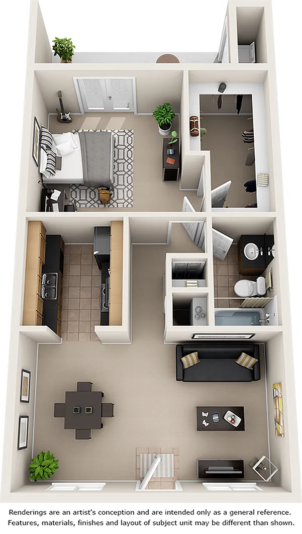 Floor plan Orion w/ Wood Style Floors