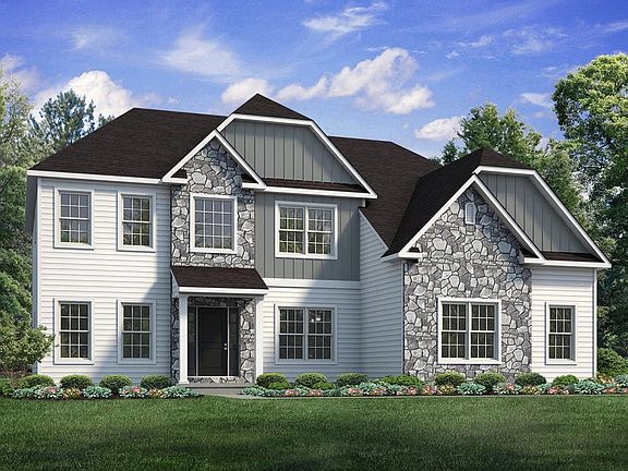 Traditional Elevation - Side Entry Garage