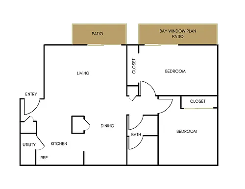 Floor plan 2X1A