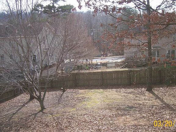 Fenced back yard