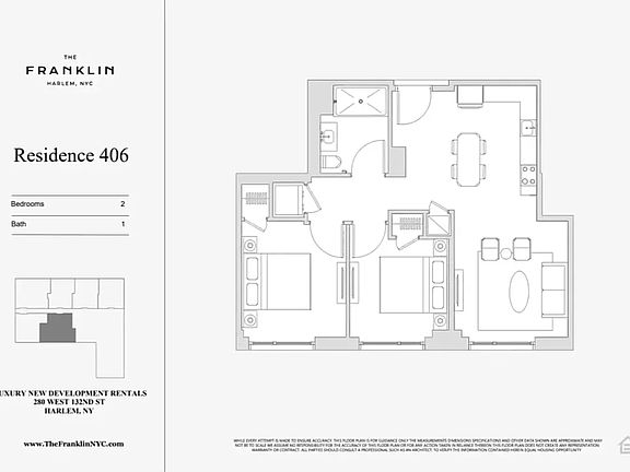 2nd image of 280 W 132nd St Unit 406