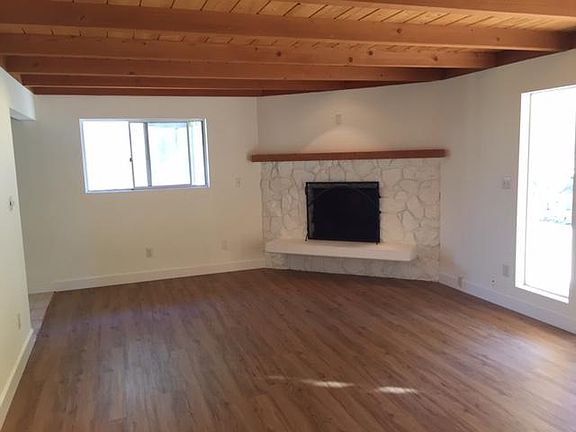 Living Room - wood burning fireplace