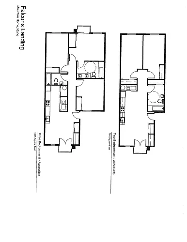 Floor plan Two Bedroom
