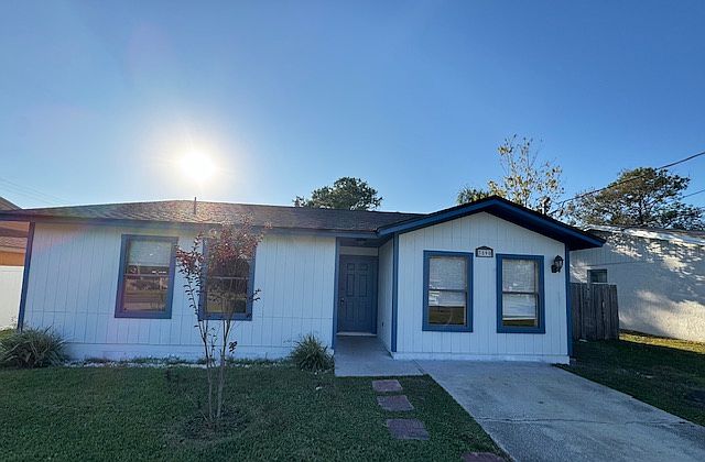 Outside front