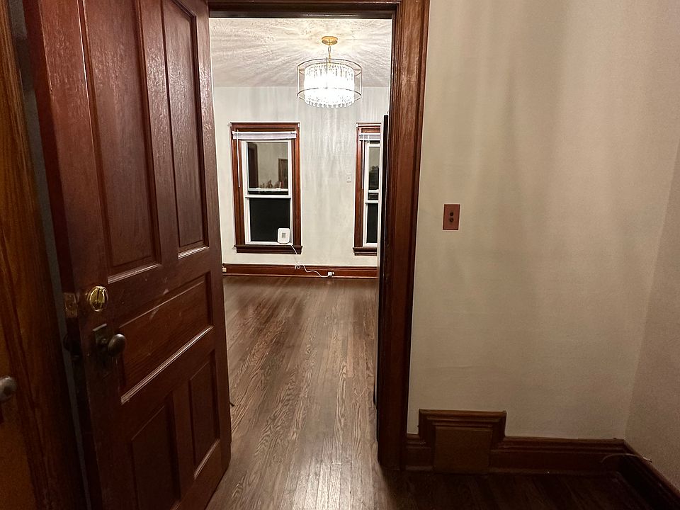 Unit front door into the living room