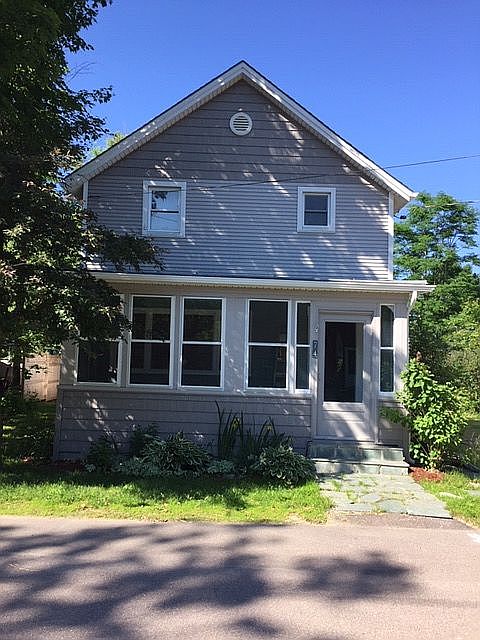 Front of house with porch