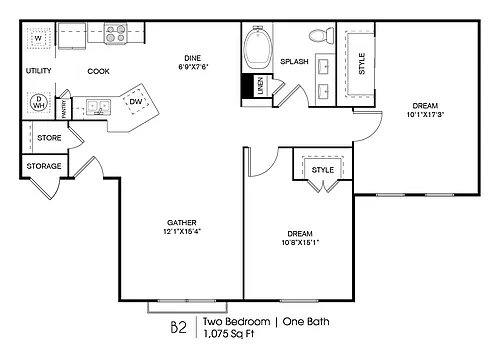 Floor plan MIL-B2