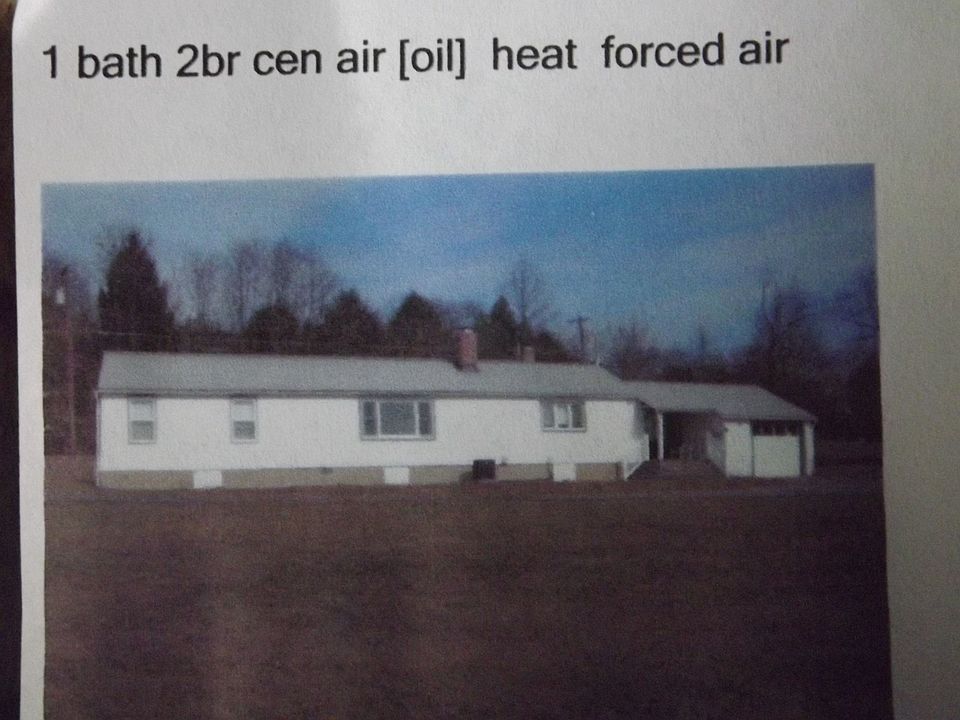 1 bath 2 br oil heat