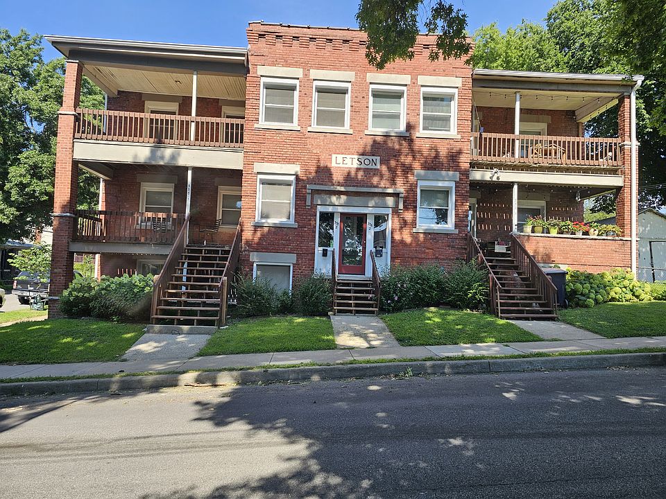 Available unit is middle unit on left, exterior stairs