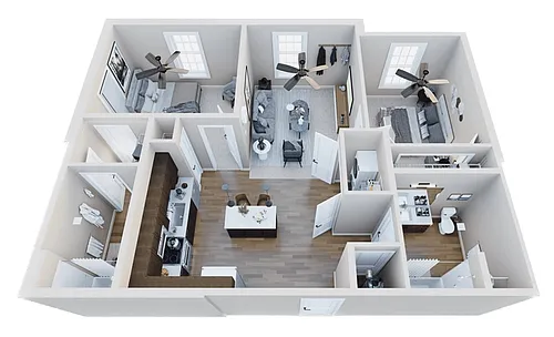 Floor plan The Anderson | 2C