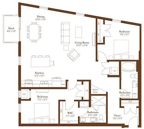 Floor plan Morning