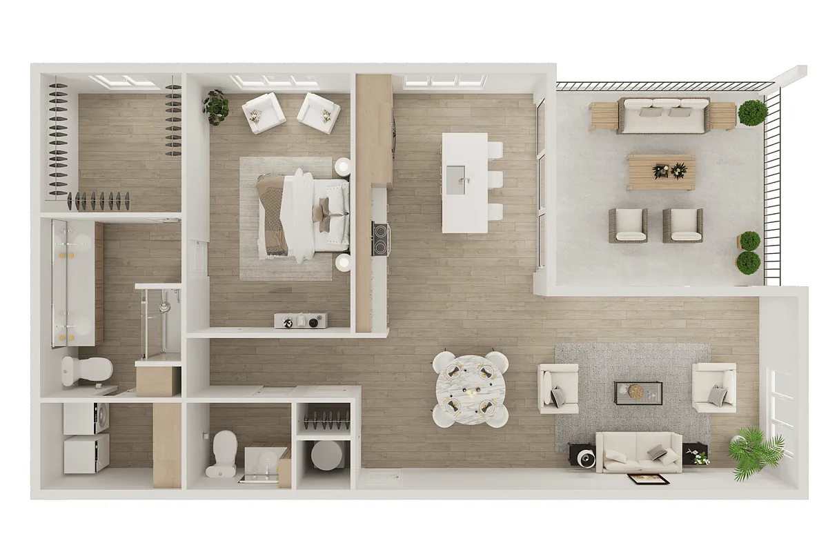 Floor plan PHA1