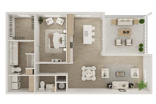Floor plan PHA1