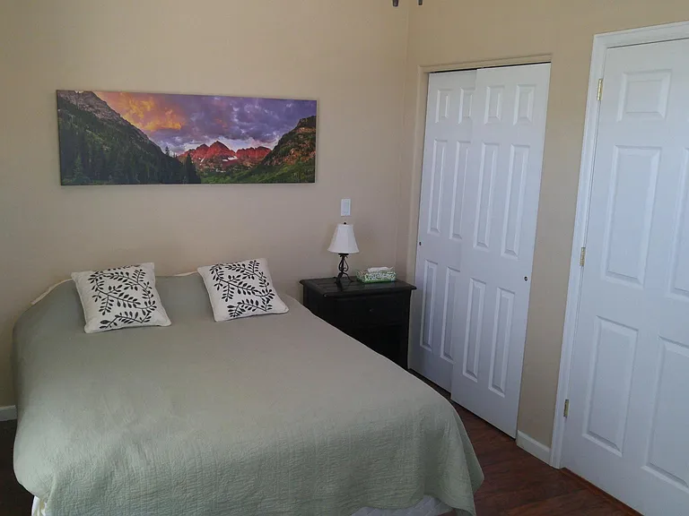 Upstairs 3rd Bedroom (with direct access to rooftop deck)