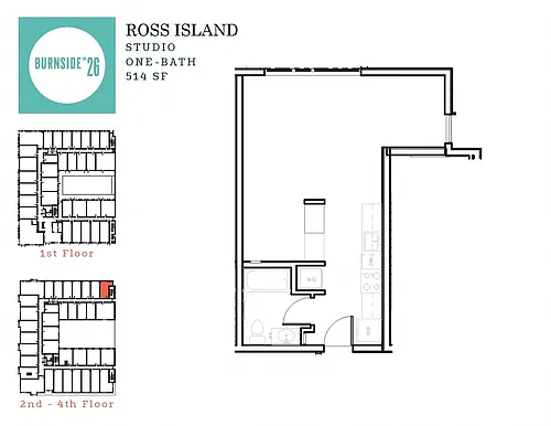 Floor plan Ross Island Premium