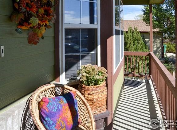 Inviting porch.