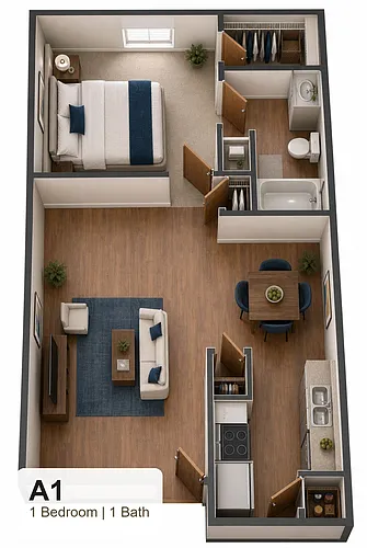 Floor plan A1