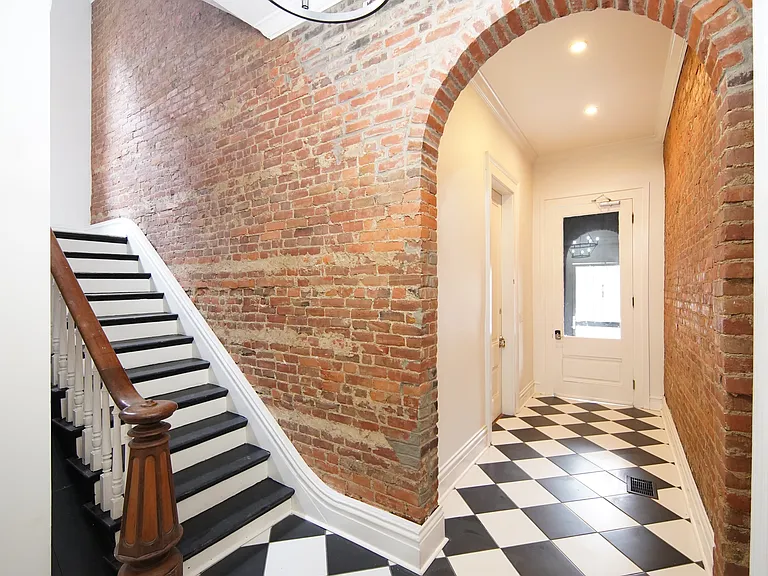 Entry foyer and stairway.
