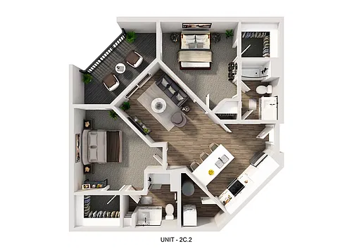 Floor plan The Roosevelt Terrace