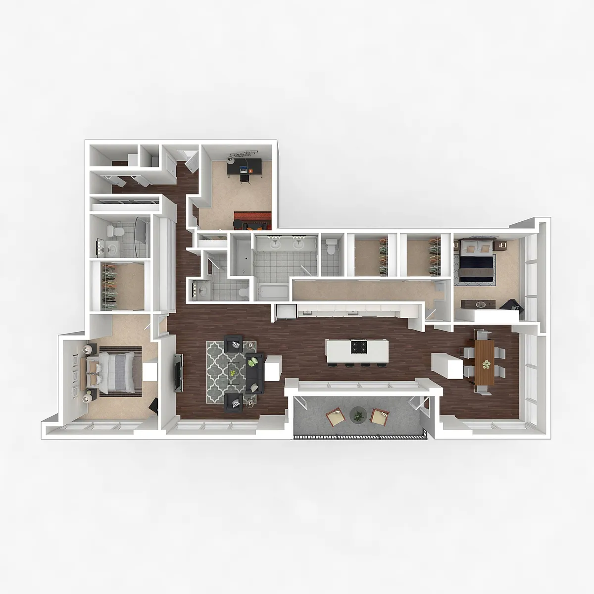 Floor plan Penthouse b13.2