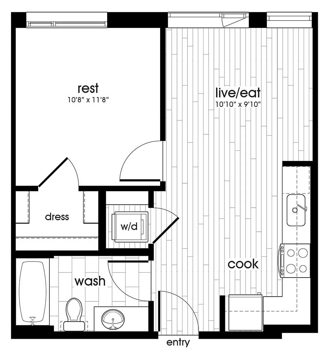 Floor plan A03-SAN