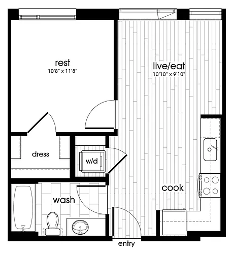 Floor plan A03-SAN