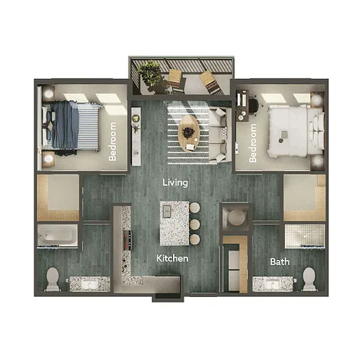 Floor plan B1
