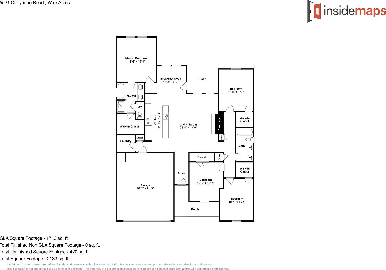 Luxury 4 Bedroom 2 Bathroom Home in Putnam City Schools — Photo 3