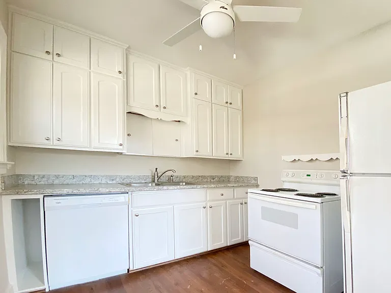 Bright white kitchen