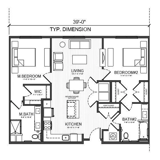 Floor plan Clover