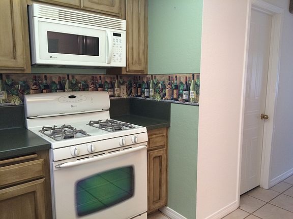 Gas Range and Microwave