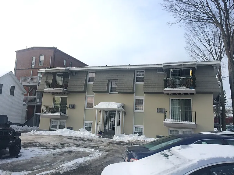 Back of condo building