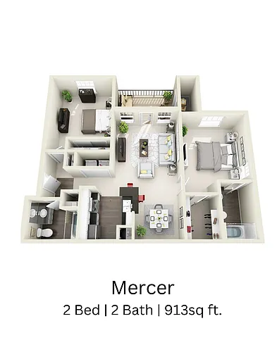 Floor plan 2X2
