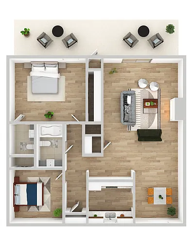 Floor plan The Harbor Remodel W/D Hook Ups