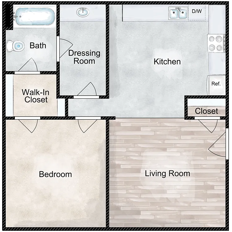 Floor plan The Finch