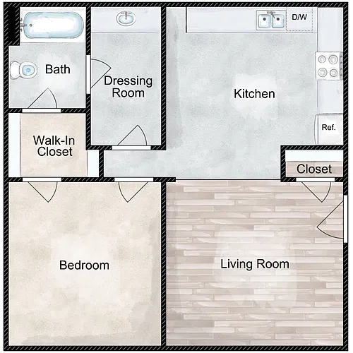 Floor plan The Finch