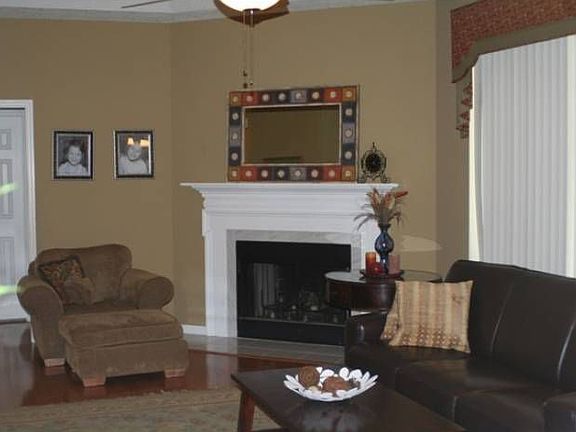 Family room fireplace