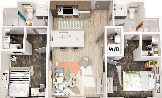 2 Bedroom Standard 2 Bedroom Standard