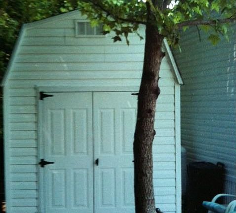 Two level shed