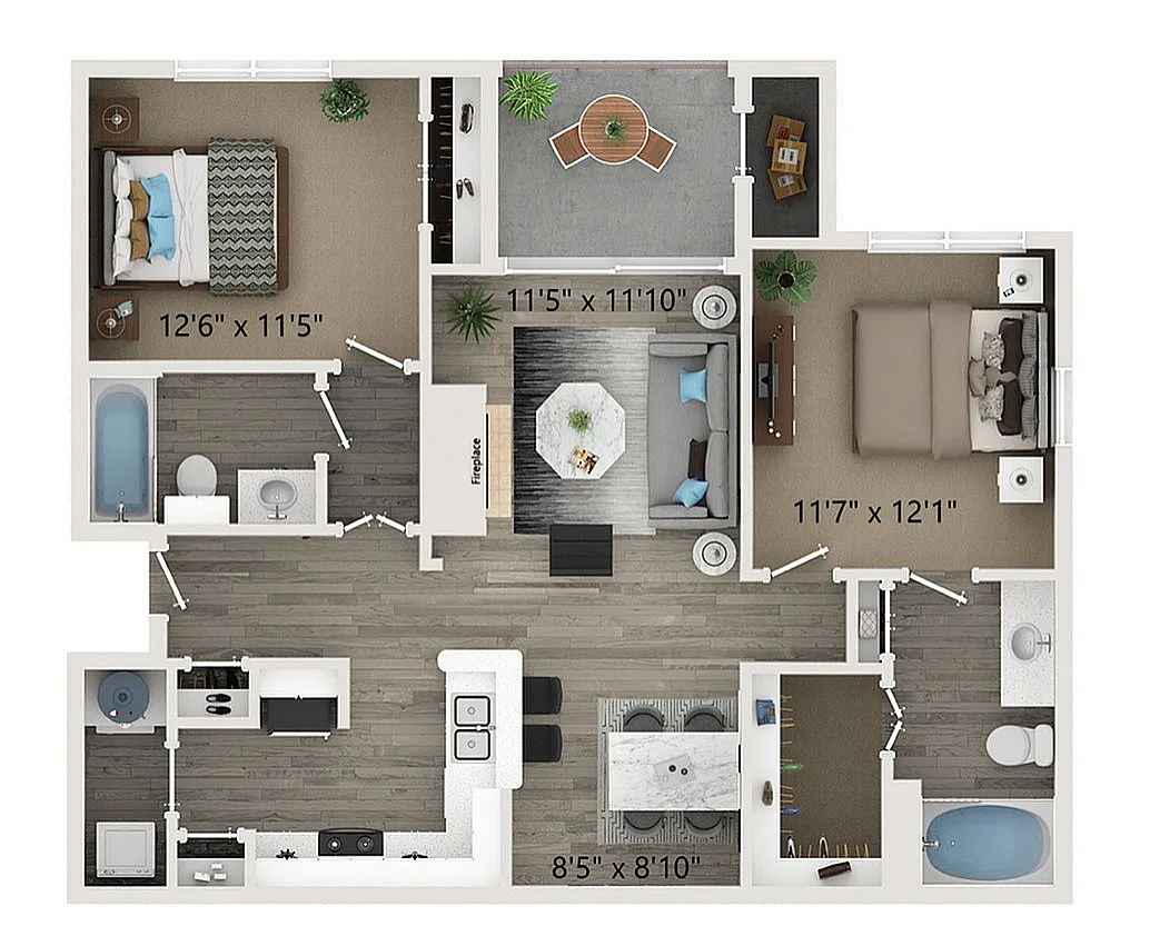 Floor plan B1