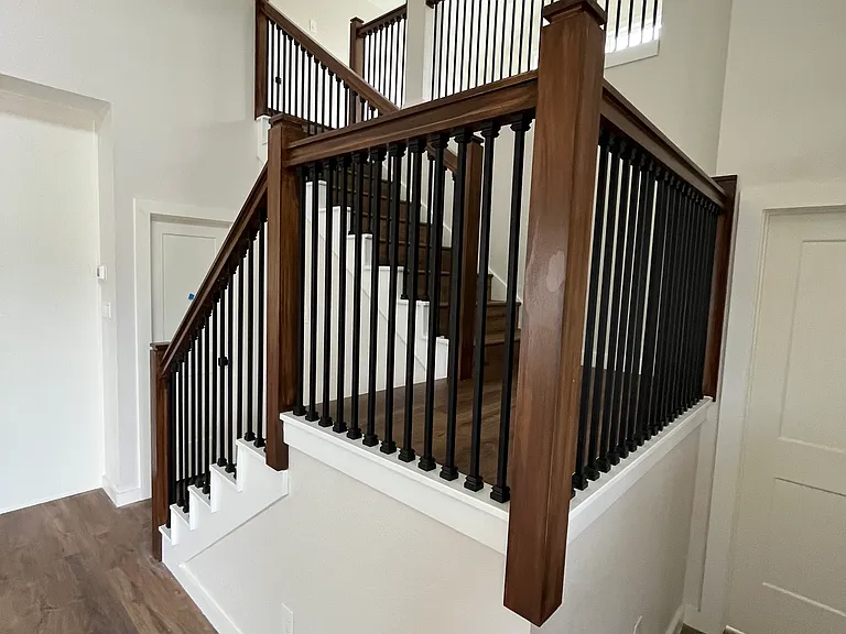 Custom wood staircase
