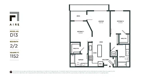Floor plan D13