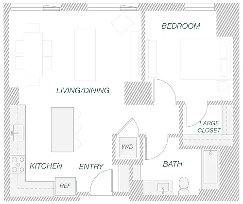Floor plan 1-2A