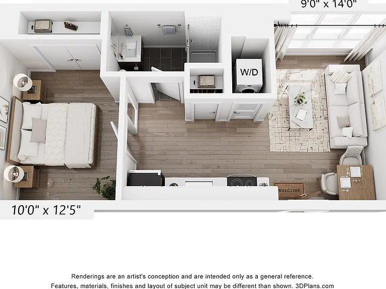 1 Bedroom 1 Bedroom