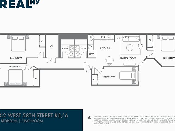 2nd image of 312 W 58th St #5/6