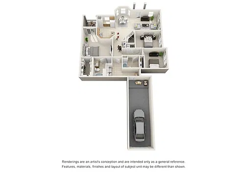 Floor plan C1 Garage- Lower